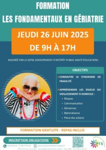 formation fondamentaux en gériatrie