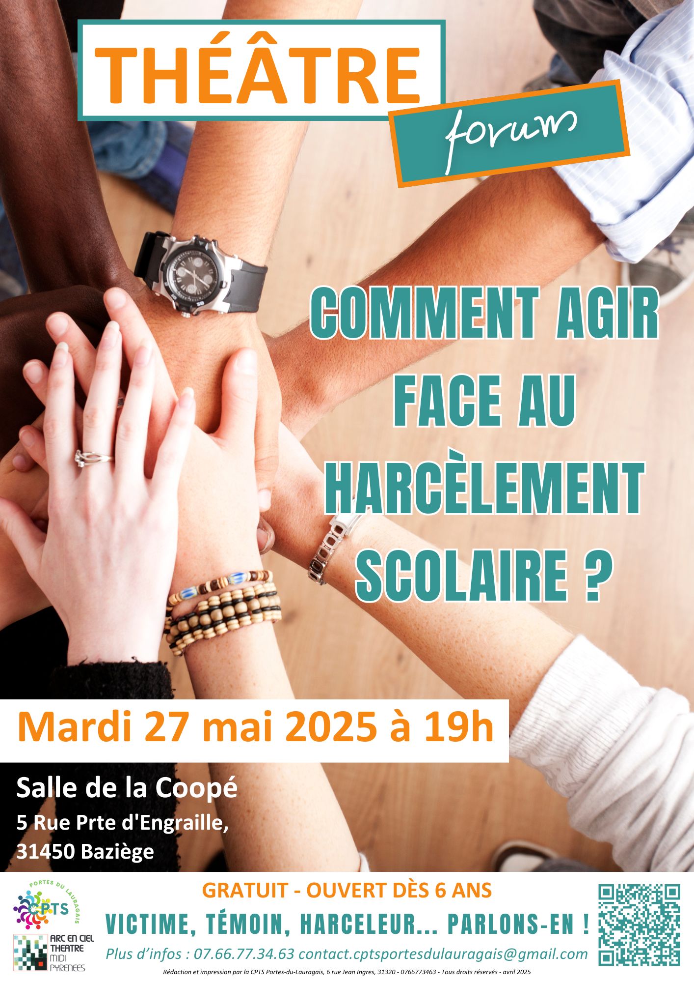 affiche theatre forum baziege