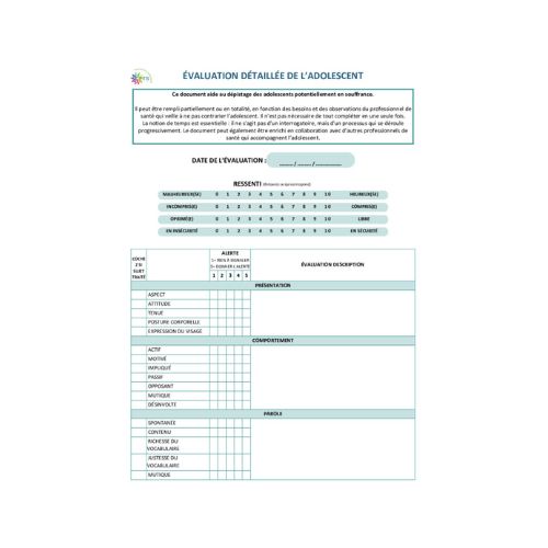 image fiche evaluation ado