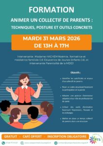 Flyer animer un collectif de parents